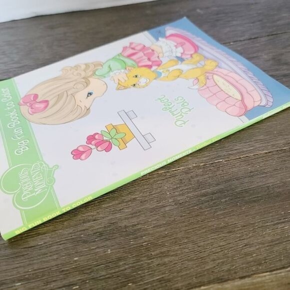 2013 Precious Moments Purrfect Pals Big Fun Book to Color Coloring Book - Picture 3 of 5